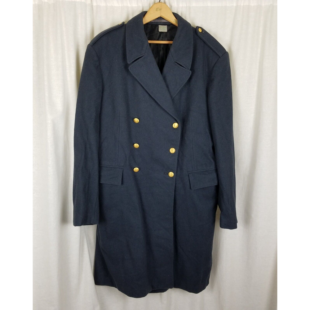 Military Widengrens Court of Appeal Wool Overcoat Peacoat Trench Coat Mens C52